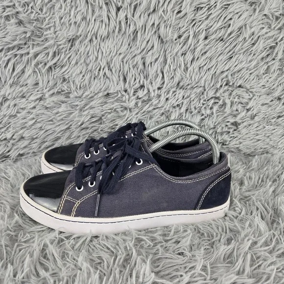 Clarks Collections 26117085 Womens 10 EU 41.5 Blue Soft Cushion Lace Up Low Top - Picture 6 of 10